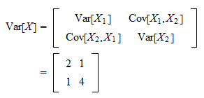 Covariance equation probability