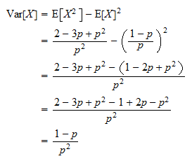 geometric cdf geometric cdf